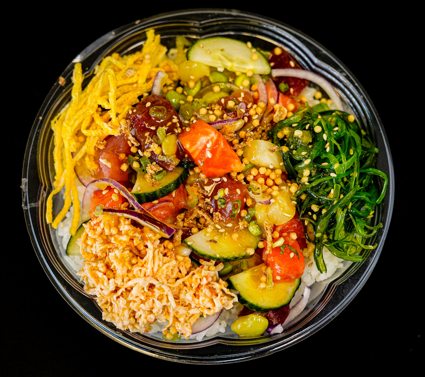 Yuzu Tuna Salmon Poke Bowl (contains 5 bowls)