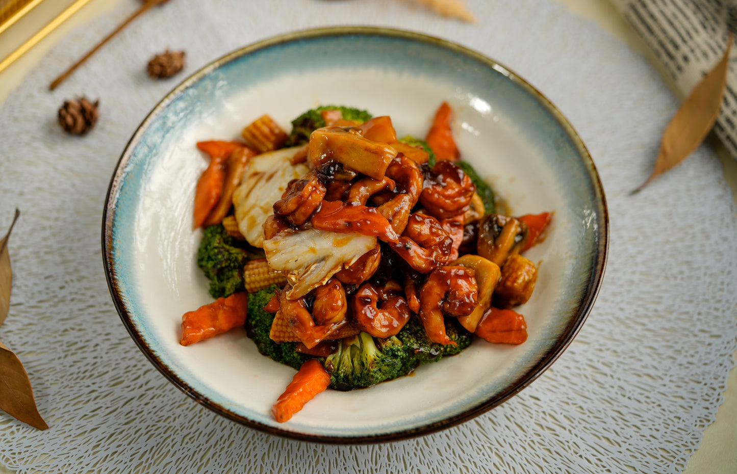 Shrimp with Mixed Vegetables