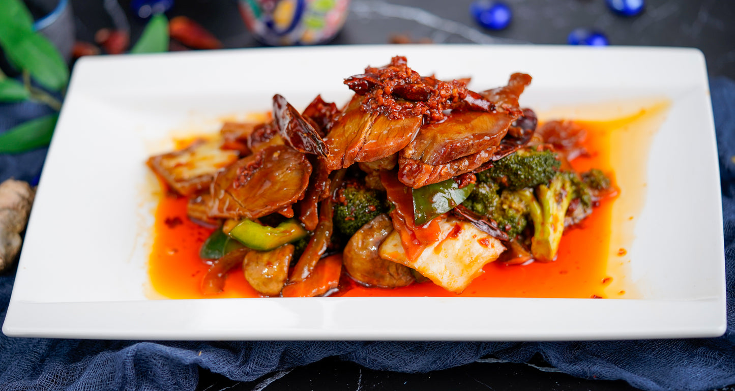 Roast Pork with Garlic Sauce
