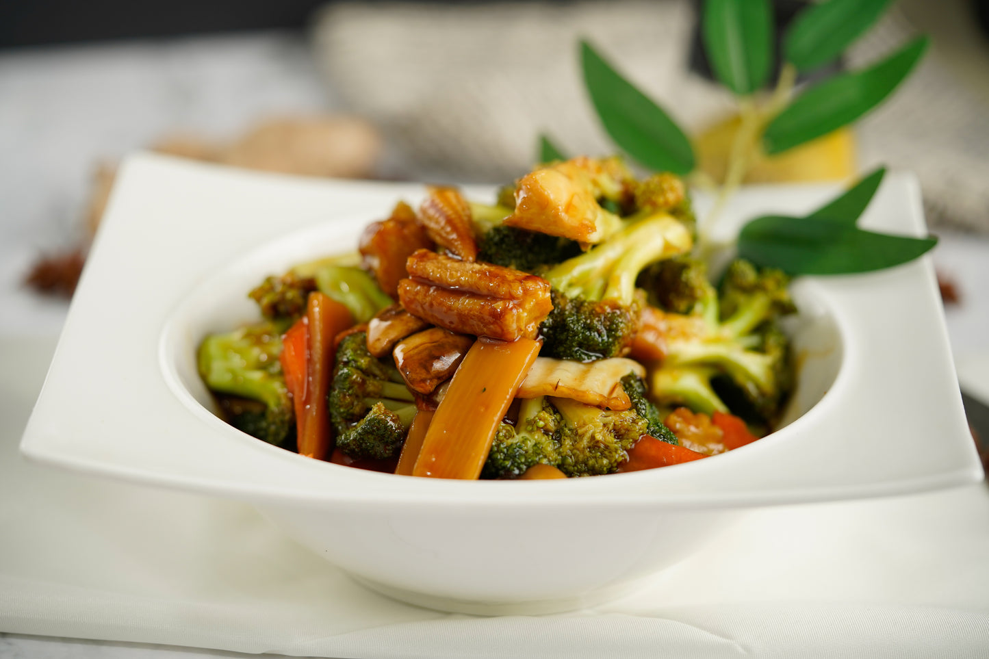 Mixed Vegetables with Garlic Sauce